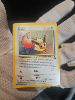 Eevee 11 Holo WOTC Black Star Promo Pokemon Card - Image 1