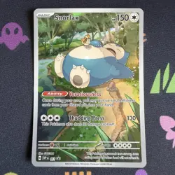 Pokemon Snorlax SVP 051 Holo Black Star Promo Card Scarlet & Violet 151 - Image 1