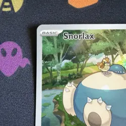 Pokemon Snorlax SVP 051 Holo Black Star Promo Card Scarlet & Violet 151 - Image 2