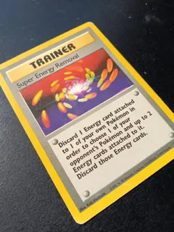 Pokemon Trainer Super Energy Removal 1995 Card - Image 3