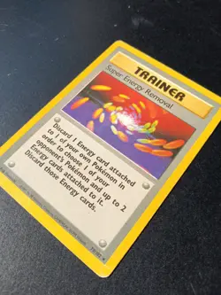 Pokemon Trainer Super Energy Removal 1995 Card - Image 4