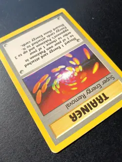 Pokemon Trainer Super Energy Removal 1995 Card - Image 5
