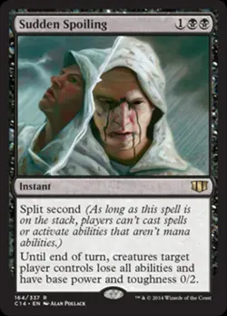 Sudden Spoiling - Medium Play MTG Commander 2014 Edition - Image 1