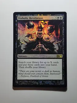 Diabolic Revelation FOIL Magic 2013 / M13 NM Black Rare MTG Magic The Gathering - Image 1