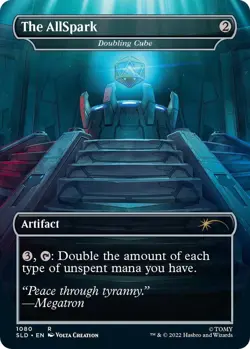 1 x FOIL The AllSpark - Doubling Cube Secret Lair Drop Transformers MTG 1080 - Image 2