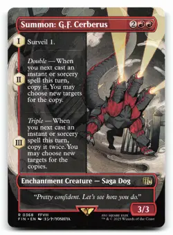 Summon: G.F. Cerberus (Borderless) #368 Final Fantasy - Image 1