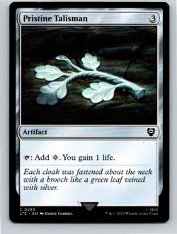 Magic the Gathering Pristine Talisman Lord of the Rings Commander MTG - Image 1