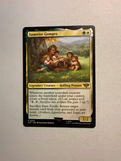 Samwise Gamgee - MTG UB: LotR: Tales of Middle-earth (LTR) #222 NM - Image 1