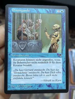 Propaganda German Fbb • Translation Misprint • Tempest • Mtg (1884) - Image 1