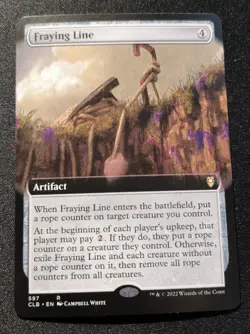 Fraying Line - Extended Art - CLB - MTG - NM - EN - 597 - Image 1