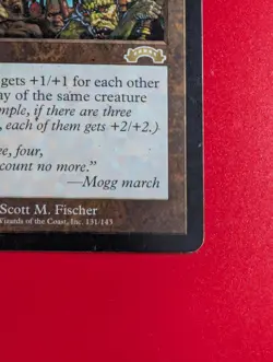 1998 MTG Magic The Gathering Coat of Arms MP Artifact Exodus 131/143 WOTC - Image 2