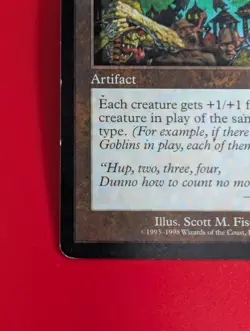 1998 MTG Magic The Gathering Coat of Arms MP Artifact Exodus 131/143 WOTC - Image 3