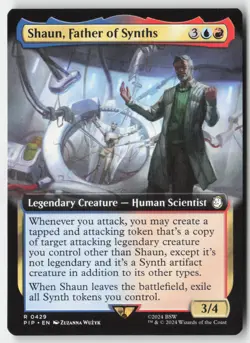 MTG - Shaun, Father of Synths (Extended Art) R Universes Beyond: Fallout 429 LP- - Image 1