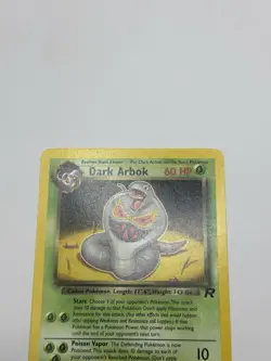 Pokemon TCG Dark Arbok Unlimited 2/82 Team Rocket Non Holo Error 1999-23000 - Image 4