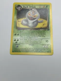 Pokemon TCG Dark Arbok Unlimited 2/82 Team Rocket Non Holo Error 1999-23000 - Image 5