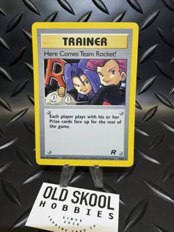 Pokemon WOTC Here Comes Team Rocket! Trainer Holo Rare 15/82 ~ LP+/NM - Image 1
