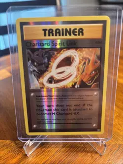 POKEMON CHARIZARD SPIRIT LINK 75/108 REVERSE HOLO XY EVOLUTIONS - Image 1