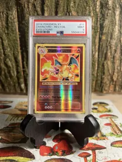2016 Pokemon XY Evolutions Charizard Reverse Holo #11/108 PSA 9 - Image 1