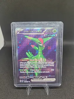 Pokemon TCG Iron Leaves EX 186/162 Temporal Forces Ultra Rare Full Art NM - Image 1