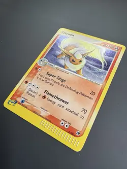 Flareon Holo 5/100 - EX Sandstorm 2003 - Pokemon - Minor Crease / MP Condition - Image 2