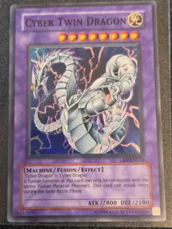 Cyber Twin Dragon - CRV-EN035 - Super Rare - Unl Edition x1 VLP - Image 1