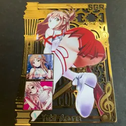WES - Goddess Story Gold METAL Card - NO Serial Number Asuna Sword Art Anime - Image 4