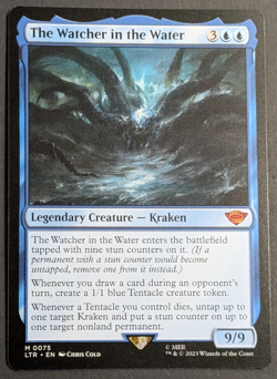 MTG Card - 1x The Watcher in the Water, NM Pack Fresh LOTR Tales of Middle Earth - Image 1