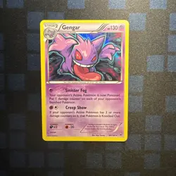 Pokemon Gengar TCG XY Breakthrough Holo Rare Card 60/162 - Image 3
