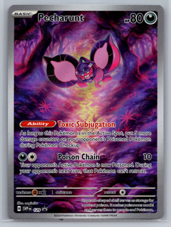 Pokemon Tcg Pecharunt 129 Sv: Scarlet & Violet Promo Cards Holo NM - Image 1