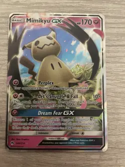 Mimikyu GX Full Art Ultra Rare Pokemon Card Lost Thunder Sun Moon 149/214 - Image 1
