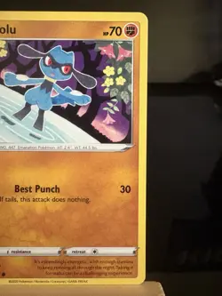 RIOLU - 090/185 Vivid Voltage - NM - Regular Common - Pokemon TCG Card - Image 3