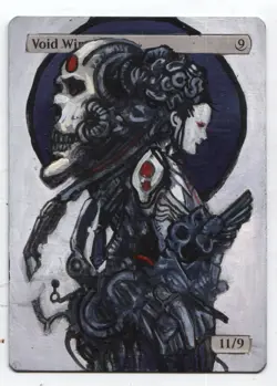 Void Winnower MTG Altered art MAGIC Hand Painted Card Commander - Image 1