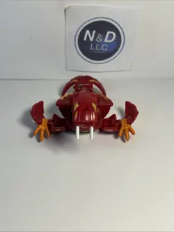 Bakugan Gren Red Pyrus Gundalian Invaders 1080G W/Card RARE - Image 2
