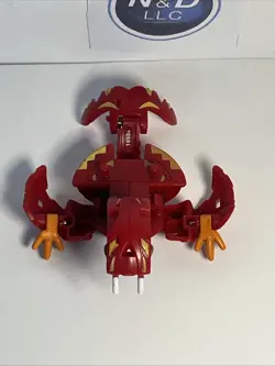 Bakugan Gren Red Pyrus Gundalian Invaders 1080G W/Card RARE - Image 3