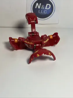 Bakugan Gren Red Pyrus Gundalian Invaders 1080G W/Card RARE - Image 5