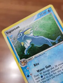 Pokemon TCG English Card Pop Series 3 Vaporeon 6/17 Holo Rare - LP! - Image 2