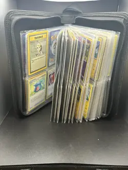 Pokemon Card Lot 200+ Cards w/ Binder- Includes Full Art/Holos/Reverse Holo/Base - Image 3