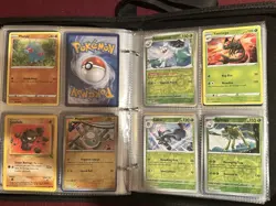Pokemon Card Lot 200+ Cards w/ Binder- Includes Full Art/Holos/Reverse Holo/Base - Image 4