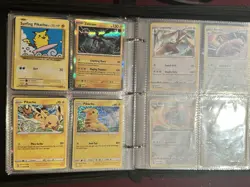Pokemon Card Lot 200+ Cards w/ Binder- Includes Full Art/Holos/Reverse Holo/Base - Image 5