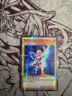 Elemental HERO Neos Waifu YuGiOh HOLO Foil Rare Goddess Story Doujin Card - NM - Image 1