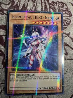 Elemental HERO Neos Waifu YuGiOh HOLO Foil Rare Goddess Story Doujin Card - NM - Image 2