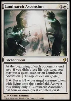 Luminarch Ascension - Medium Play MTG Zendikar - Image 1
