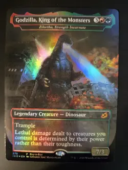 Godzilla, King of the Monsters NM Buy-A-Box PROMO Ikoria: Lair of Behemoths MTG - Image 1