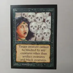 Fear x (1) MTG - Collectors' Edition (CE) - EX/NM - Image 1