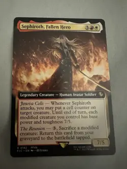 Sephiroth, Fallen Hero (Extended Art) Commander: Final Fantasy Regular - Image 1