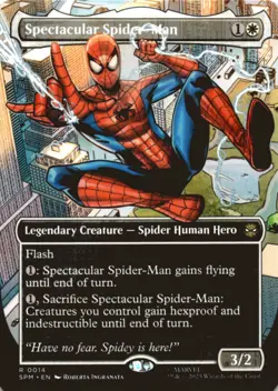 MTG Spectacular Spider-Man (Borderless) NONFoil NM Marvel's Spider-Man Magic 14 - Image 1