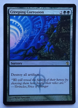 1x Creeping Corrosion Mirrodin Besieged Foil - Image 1