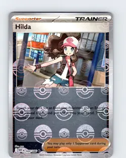 Pokemon TCG Hilda S&V White Flare 084/086 Pokeball Reverse Holo Uncommon NM - Image 1