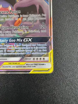 Pokemon TCG Muk & Alolan Muk GX 61/214 Tag Team Unbroken Bonds English 2019 - Image 5
