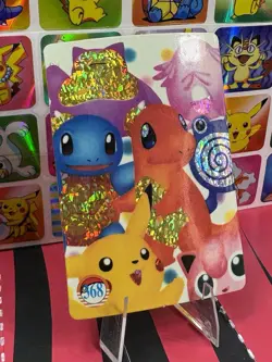 Pokemon Sticker Rare Vintage Vending Machine Holo prism Nintendo 2000 Bandai - Image 3